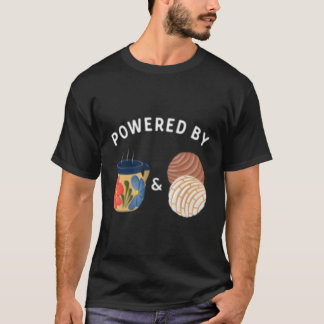 T-shirt Alimenté Par Conchas Et Café