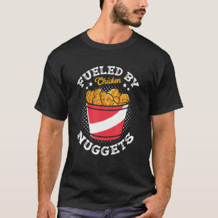 T-shirt Alimenté par des nuggets de poulet frits Snack Nug