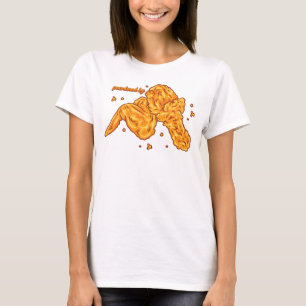 T-shirt Alimenté par du poulet frit