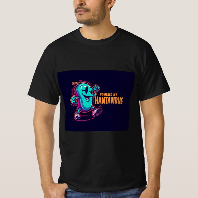 T-shirt Alimenté par Hantavirus  (Devant)
