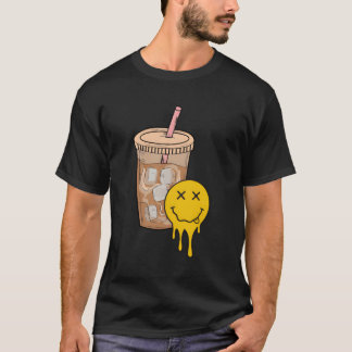 T-shirt Alimenté Par Le Café Glacé Et L'Anxiété Santé Tal 