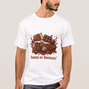 T-shirt Alimenté par le Chocolat – Journée nationale des c