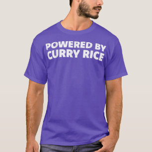 T-shirt Alimenté par le riz au curry - Japon National Plat