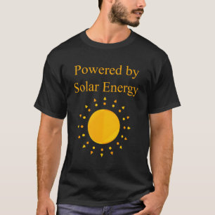 T-shirt Alimenté Par L'Énergie Solaire