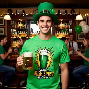 T-shirt Alimenté par l'esprit irlandais