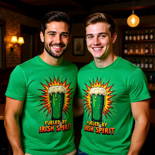 T-shirt Alimenté par l'esprit irlandais