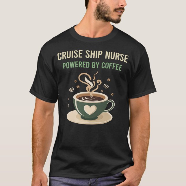 T-shirt Alimenté Par L'Infirmière Du Bateau De Croisière À (Devant)