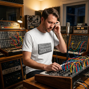 T-shirt Alimenté par Oscillateurs – Synthé Semi Modulaire