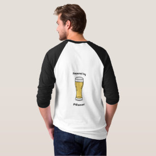 T-shirt Alimenté par Pilsner