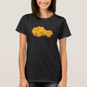 T-shirt Alimenté Par Poulet Frit Restauration Rapide Poule