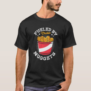 T-shirt Alimenté Par Poulet Nuggets De Snack Frit Tend Nug