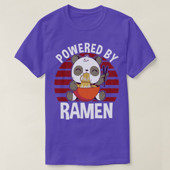 T-shirt Alimenté Par Ramen (Design devant)