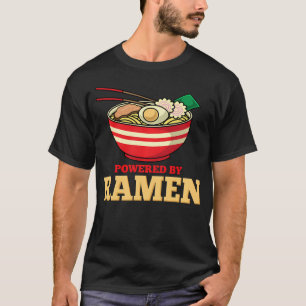 T-shirt Alimenté Par Ramen Japonais Anime Noodles