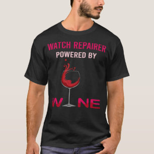 T-shirt Alimenté par Wine Watch Repairer