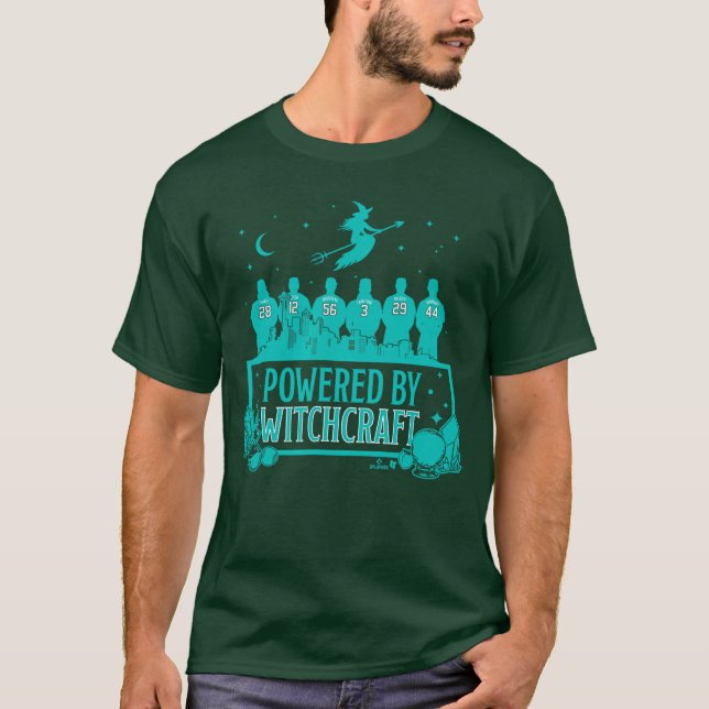 T-shirt Alimenté par Witchcraft Seattle Baseball boy (Devant)