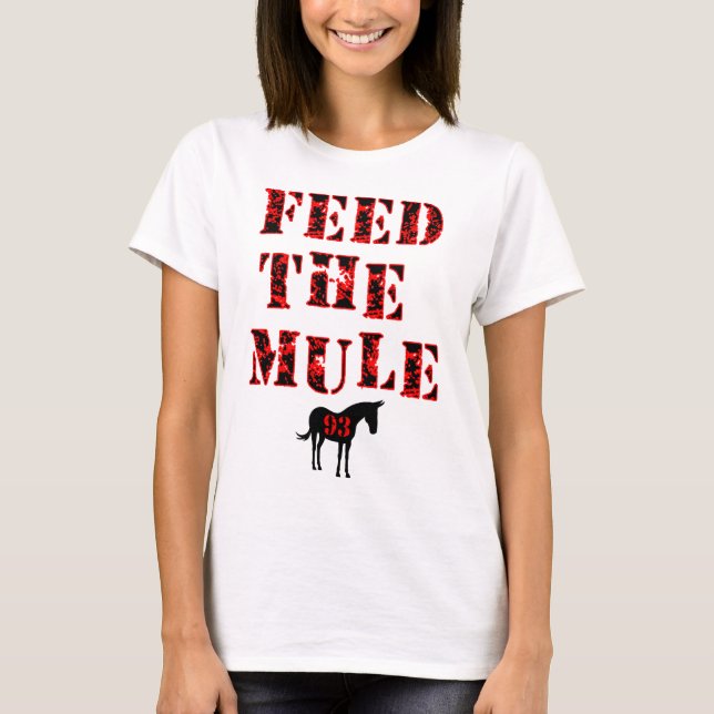 T-shirt Alimentez la mule Johan Franzen (Devant)