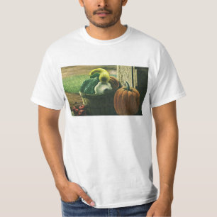 T-shirt Aliments Anciens, Courges d'Hiver, Citrouille et P