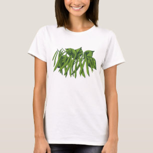 T-shirt Aliments Anciens, Haricots Verts Biologiques Légum
