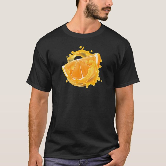 T-shirt Aliments aux fruits orange 1 (Devant)