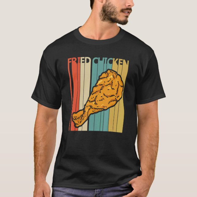 T-shirt Aliments de poulet frit (Devant)
