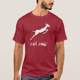 T-shirt aliments de préparation rapide