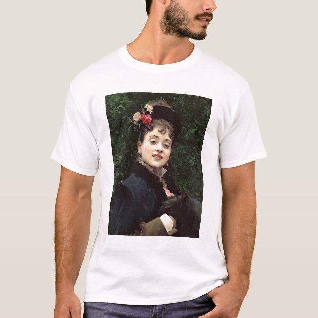 T-shirt Aline Masson, le modèle de l'artiste (huile sur le (Devant)