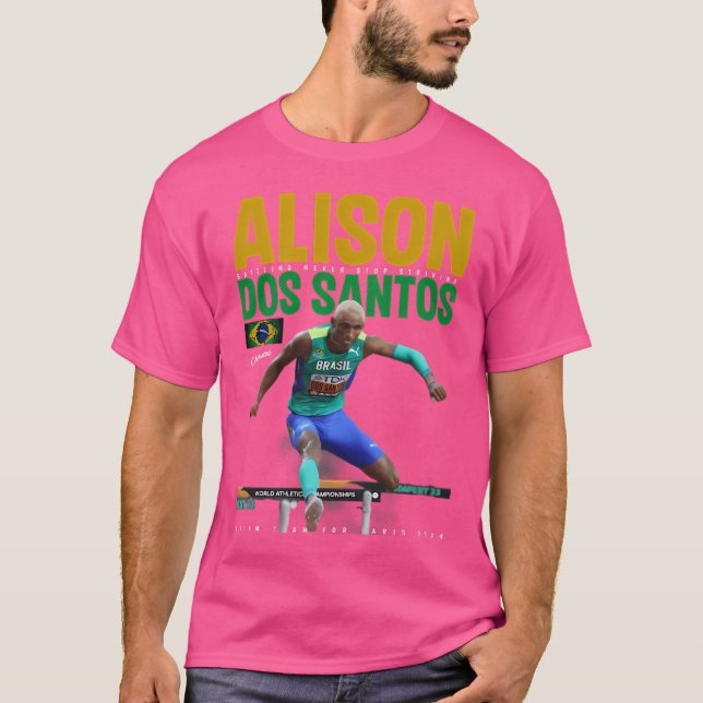 T-shirt Alison Dos Santos (Devant)