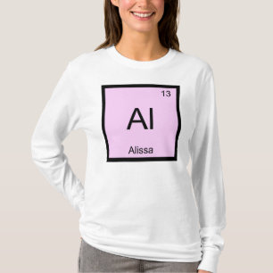 T-shirt Alissa Nom Chimie Élément Tableau Périodique