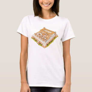 T-shirt Aljaferia. Saragosse Espagne. Palais islamique