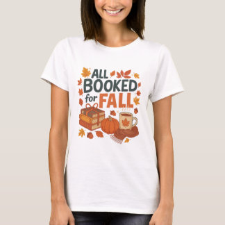 T-shirt All about books|Autumn reads|Fall reading png|Fall