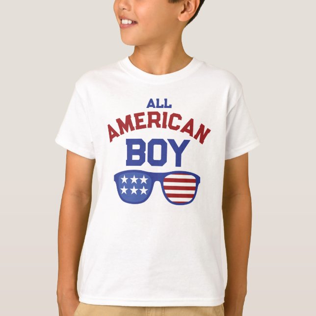 T-shirt All American Boy (Devant)