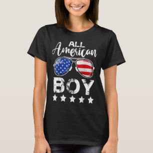 T-shirt All American Boy 4 juillet Us Patriotic Pride