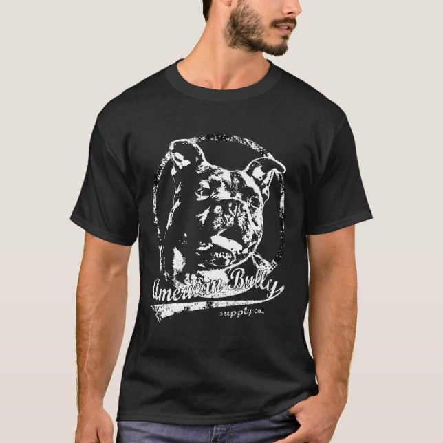 T-shirt All American Bully Pit Bull Tee (Devant)