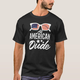 T-shirt All American Dude 4 juillet Family Matching Sung