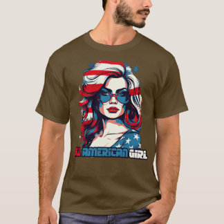 T-shirt All American Girl 4