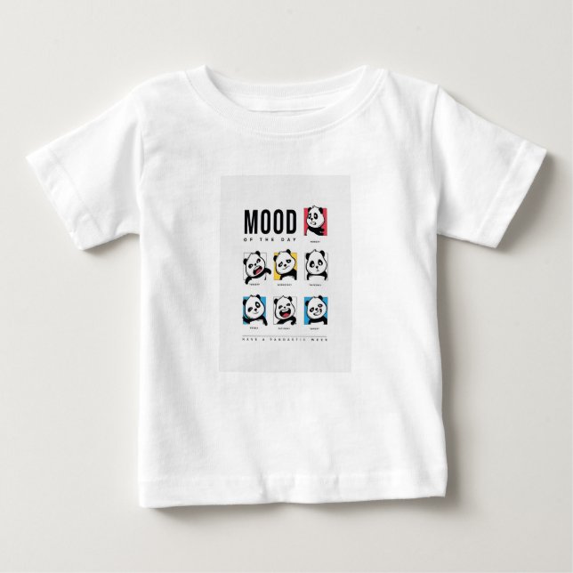 T-shirt All Day Mood Baby Fine Jersey : (Devant)