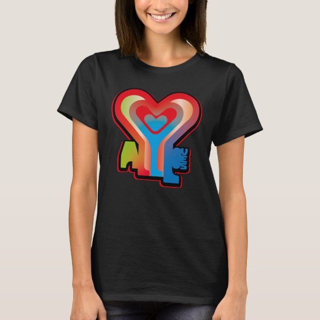 T-SHIRT ALL LOVES  BY MASANSER (Devant)