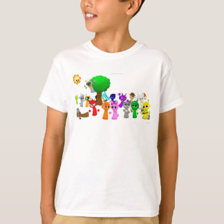 T-shirt All Sprunki in 3D Simon Oren Funbot Pinki Wenda