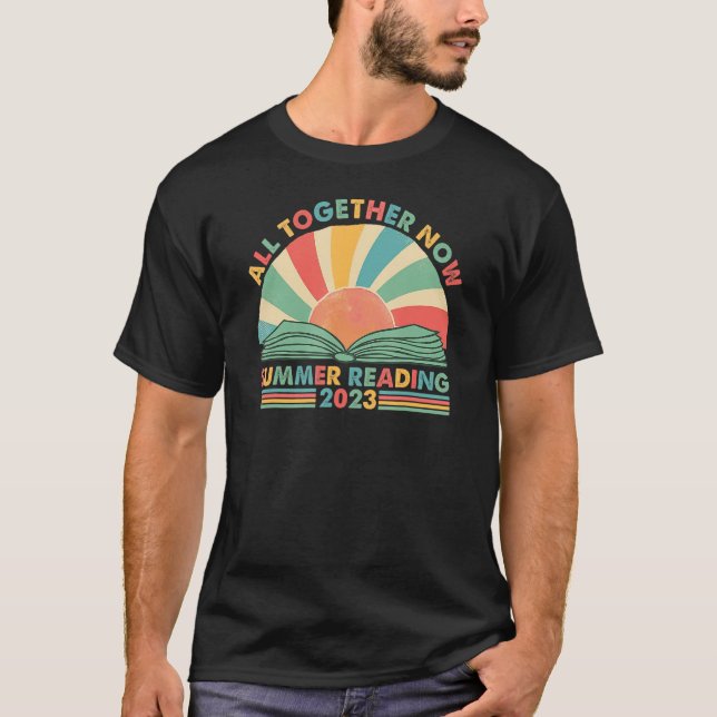 T-shirt All Together Now Summer Reading 2023 Retro Sun Boo (Devant)