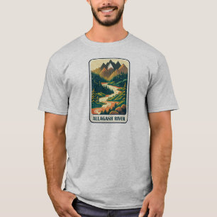 T-shirt Allagash River Maine Colors