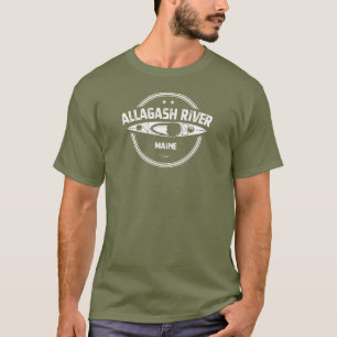 T-shirt Allagash River Maine Kayak