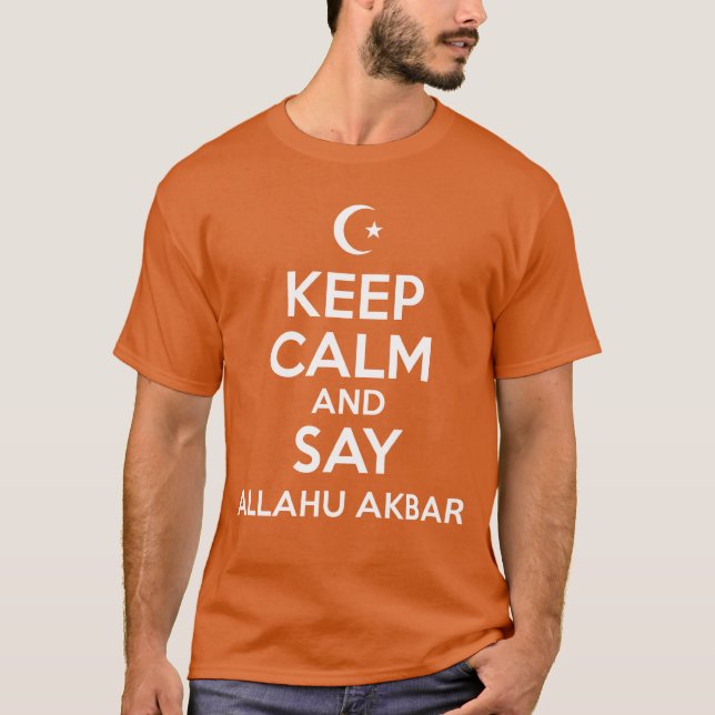 T-shirt Allahu Akbar (Devant)