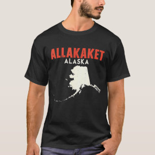 T-shirt Allakaket Alaska USA State America Travel Alaskan