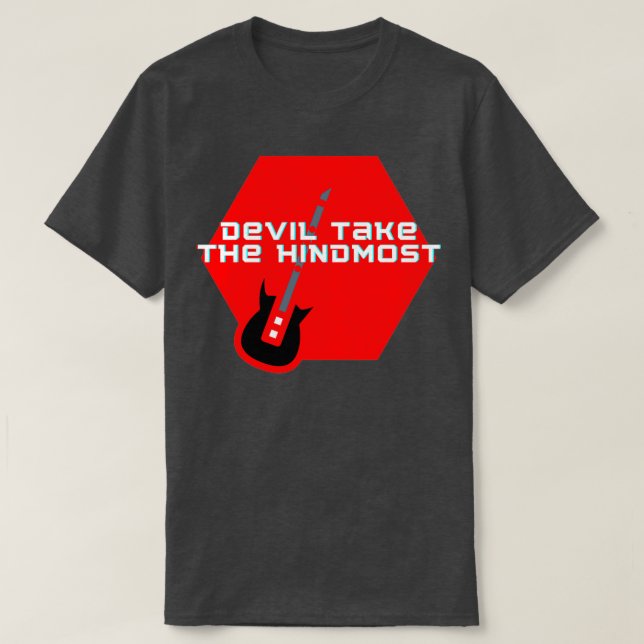 T-shirt Allan Holdsworth Devil Prenez la pointe arrière  (Design devant)