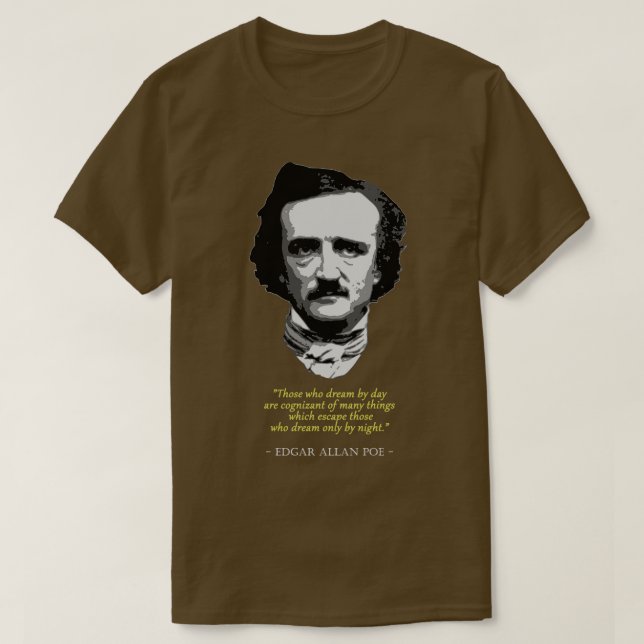 T-shirt Allan Poe Citation 1 (Design devant)