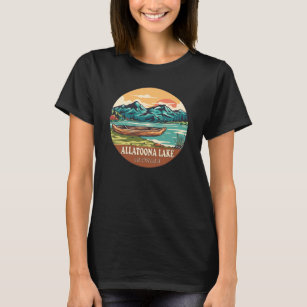 T-shirt Allatoona Lake Georgia Emblem Pêche nautique