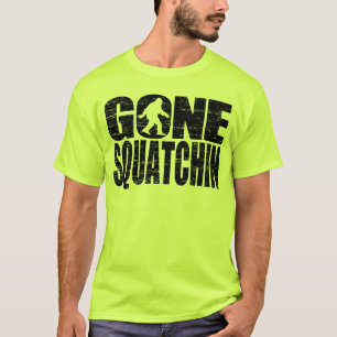 T-shirt allé de vert de sécurité de Squatchin