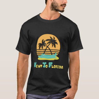 T-shirt Allé en Floride Palmiers Drôle Gator Endormi Gr