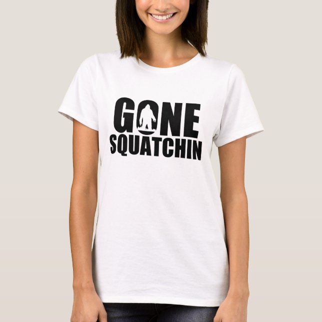 T-shirt Allé Squatchin-Blanc (Devant)