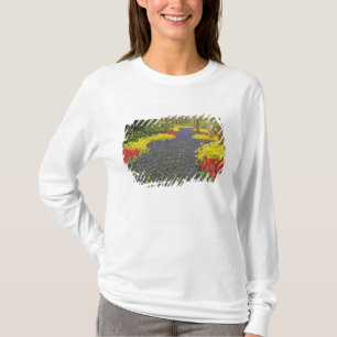 T-shirt Allée de muscaris, de jonquilles et